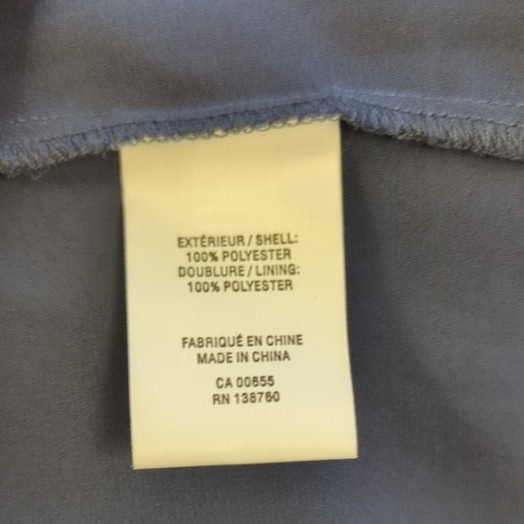 Reitmans V Neck Floral Maxi Dress Blue White XS bohemian preppy wedding classic - Picture 8 of 10